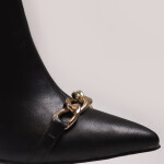 Point Toe metal Chain  Boots