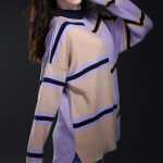 Block-Striped Sweater