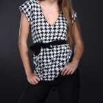 Houndstooth Top
