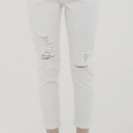 MOM RIPPED JEANS