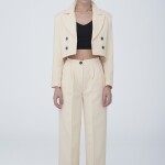 Crop Straight Suit