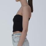 Strapless top