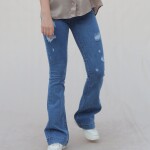 NYC Scratched Jeans