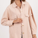 CHAINED DENIM Cotton Jacket